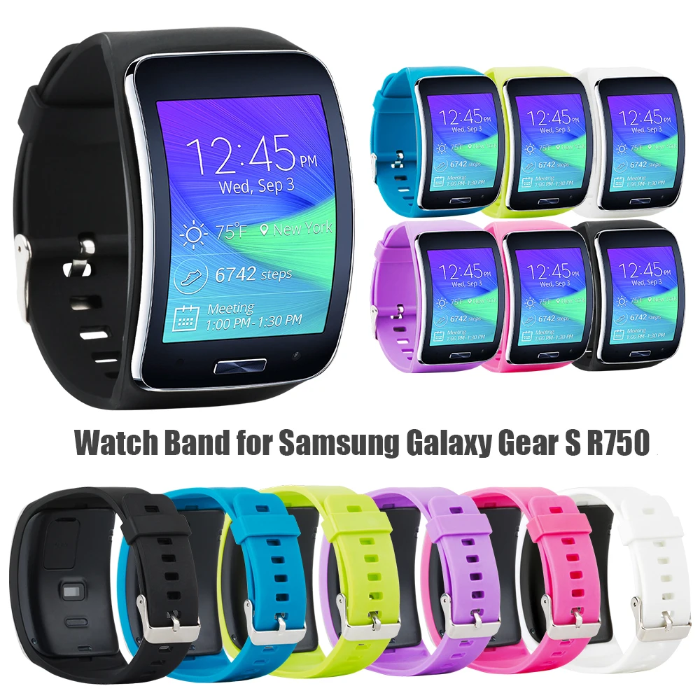 (Solo Cinturino) Cinturino Per Samsung Galaxy Gear S Sm-R750 Bracciale Per Samsung Gear S-R750 Band Per Cinturino Galaxy Gear S