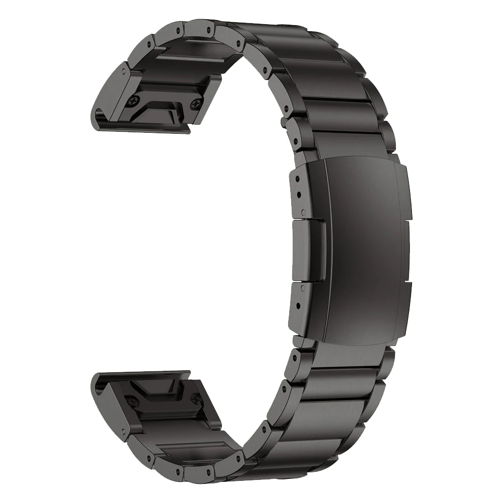 Cinturino Quickfit Titanium Metal 22Mm 26Mm Per Cinturino Garmin Epix 2 Cinturino Fenix 7 7X 6 6X 5 5X Plus Cinturini Enduro