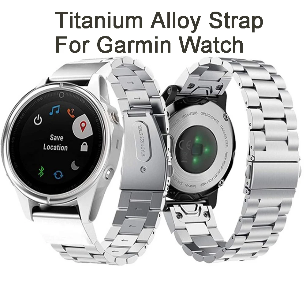 Cinturino In Lega Di Titanio Quick Fit 20Mm 22Mm Per Orologio Garmin Fenix 7X 7 Solar 6X Pro/Fenix 6 Pro/Fenix 6 Sapphire /Forerunner 935