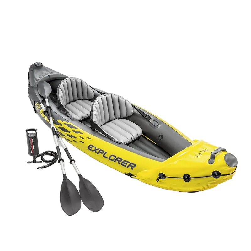 Intex 68307 Kayak Gonfiabile Gommone Barcos Kayak A Remi 2 Persone