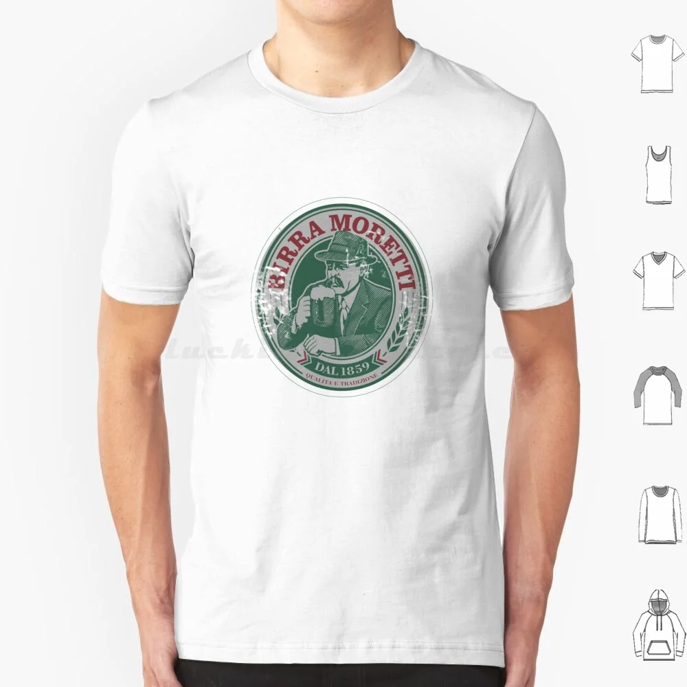 Maglietta Bira Moretti 6Xl Cotton Cool Tee Beer Moretti Bira
