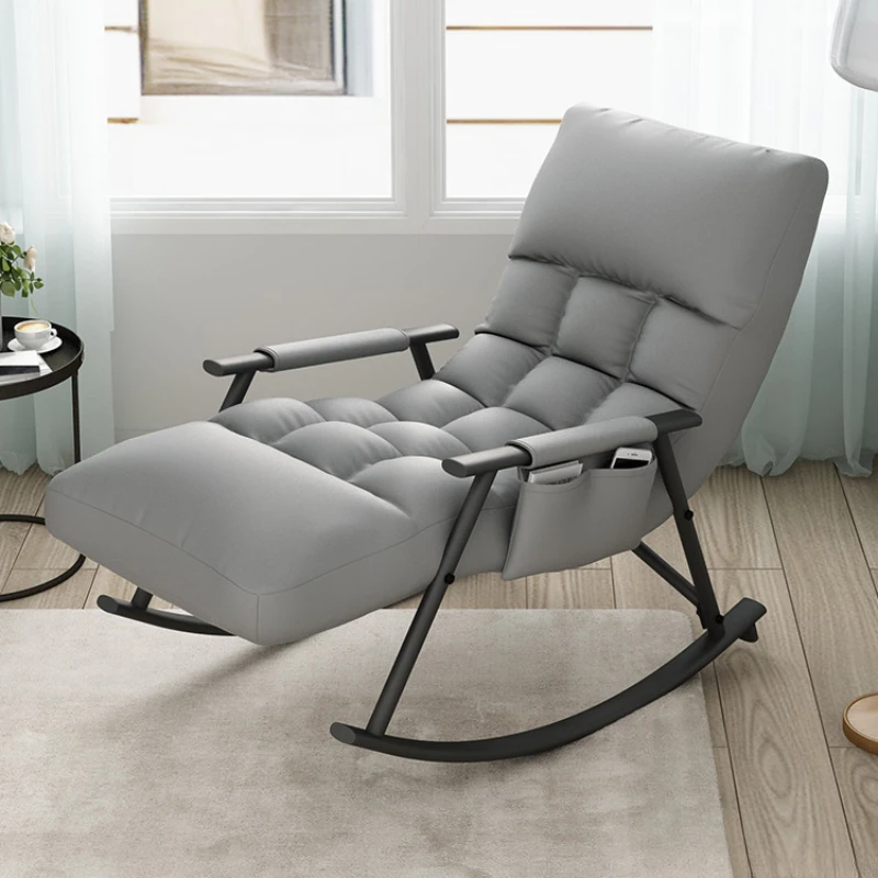 Rocker Camera Da Letto Singola Lounge Chair Reclinabile Lazy Indoor Balcone Lounge Chair Beach Sillon Reclinabile Mobili Per La Casa Yq50Lc