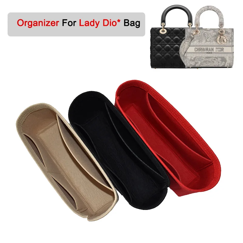 Misura Per Lady Dio R Bag Organizer Borsa Organizer Kit Inserto Pouch Luxury Lady Bag Mini Small Medium Large Inner Liner Shaper