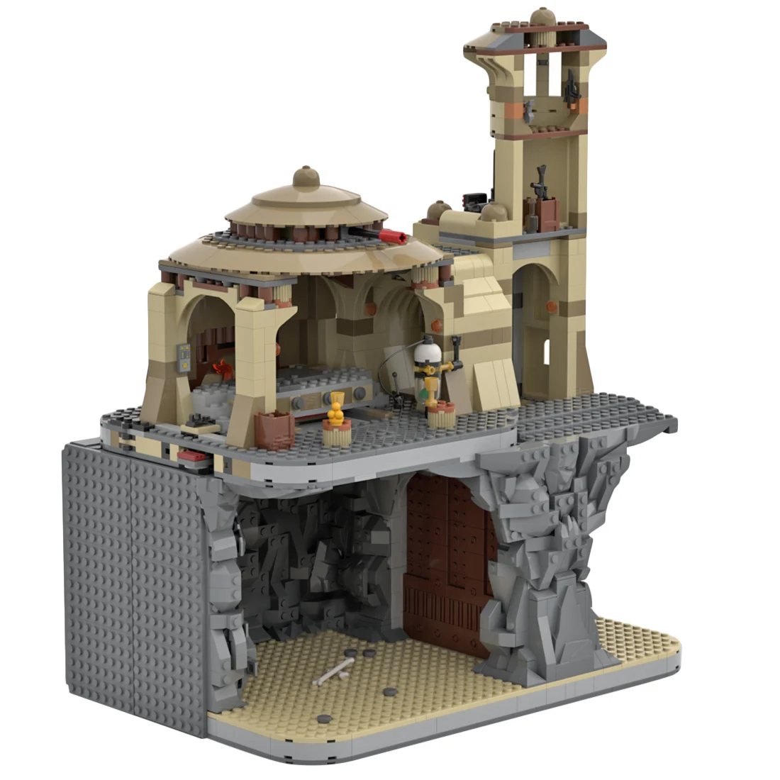 New Star Movie Scene Block Model Space War Moc Kit Fai Da Te Creative Assembly Block Toy Compatibile 9516/75326 Giocattoli Per Bambini Birthdaygift