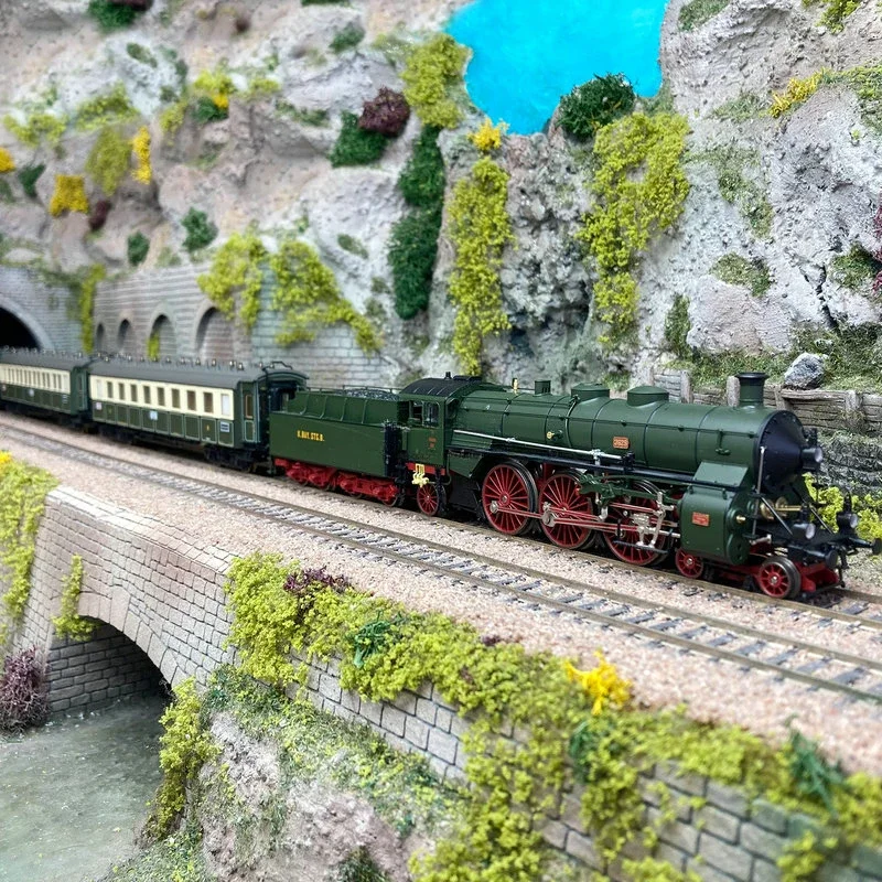 Trix Train Model Ho 1/87 21360 Bavarese Express S3/6 Locomotiva A Vapore Digitale Effetto Sonoro Effetto Fumo Rail Car Toy