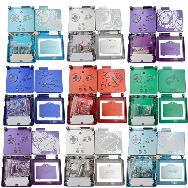 Per Gameboy Advance Sp Limited Edition Custodia Sostitutiva A Tema Shell Per Gba Sp Console Full Case Set Cover