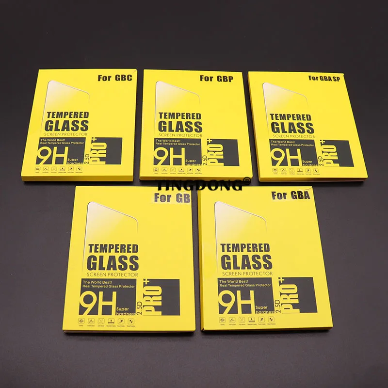 Protective Glass Film Anti Scratch Tempered Glass Protector For Gb Gba Gbc Gbp Gba Sp Protector Film Guard