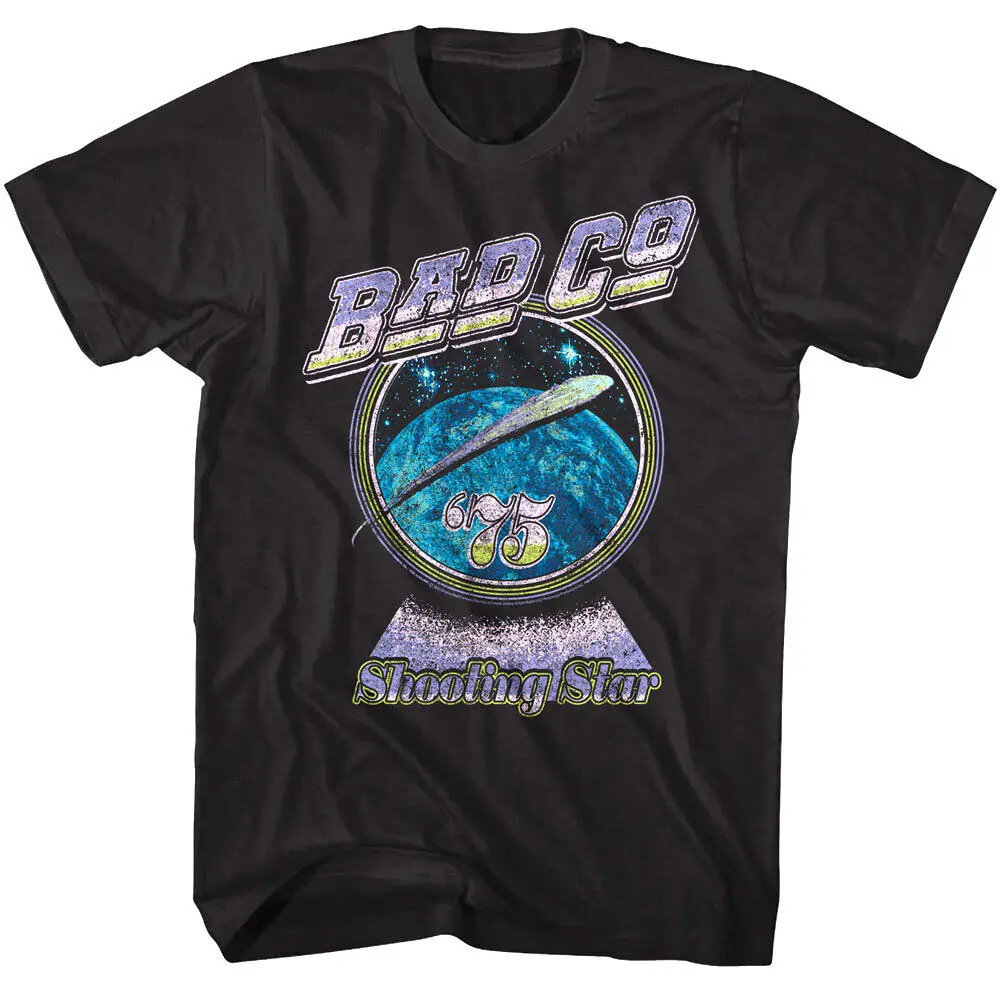 Bad Company Pastel Shooting Star Maglietta Da Uomo Rock Band Album Concert Tour Moc