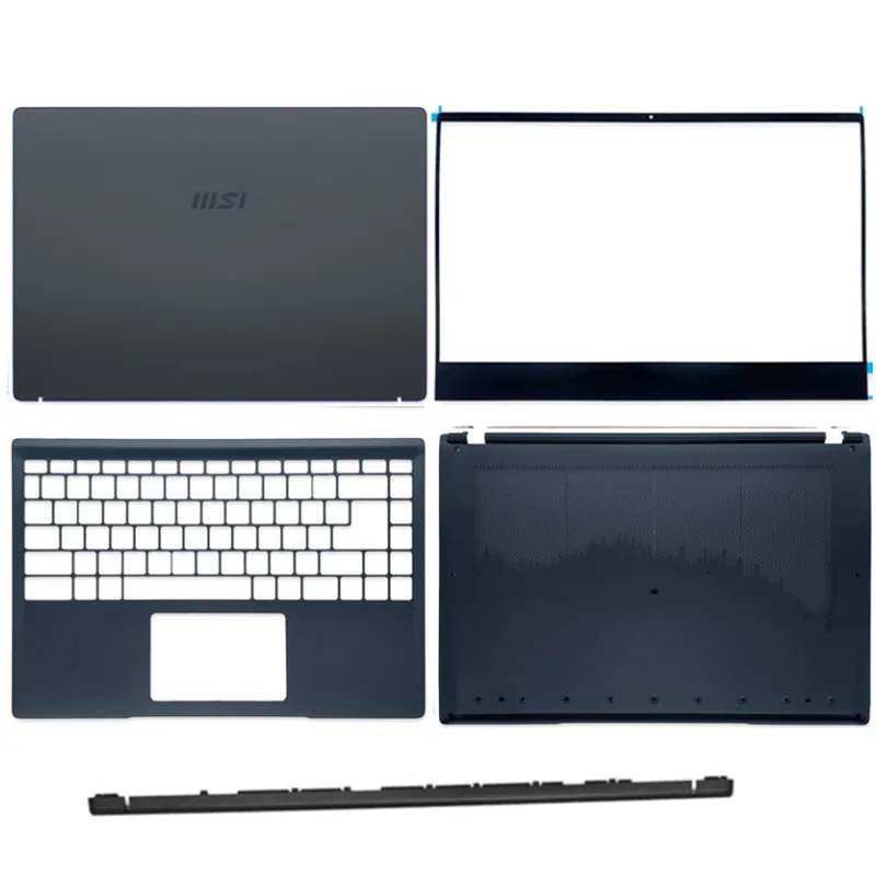Del Computer Portatile Per Msi Moderna 14 M14 Ms-14D1 Ms-14D2 Ms-14Dk Ms-14B3 Lcd Della Copertura Posteriore/Anteriore Lunetta/Palmrest/Cerniera Della
