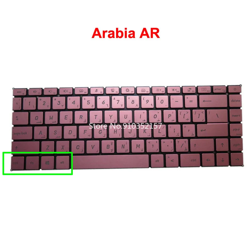 Tastiera Rosa Retroilluminata Per Laptop Per Msi Prestige 15 A10Sc P14 P15 A10 10Th Modern 15 A10M Prestige 14 A10Sc A10Rb A10Ras A10Rbs