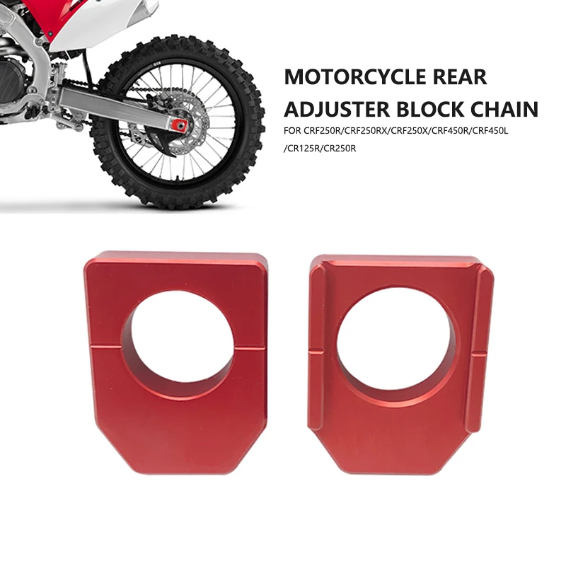 Per Honda Cr125R Cr250R Crf250Rx Crf250X Crf450R Crf450L Regolatore Posteriore Block Catena Accessori Moto