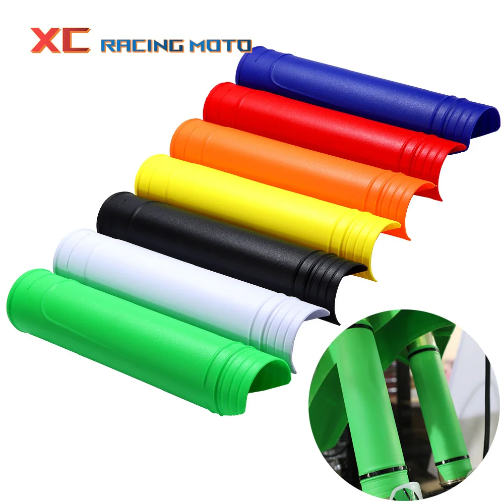 Motorcycle Fork Cover Shock Absorber Guard Protector For Ktm Suzuki Honda Husqvarna Yamaha Kasawaki Atvs Universal 125-500Cc