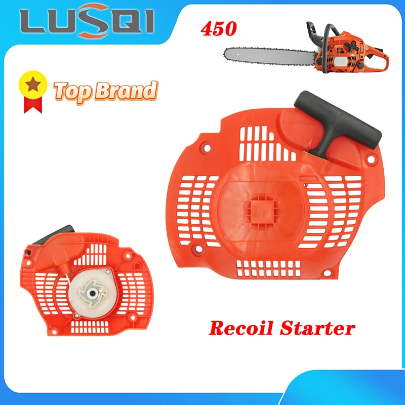 Lusqi Motosega Rinculo Avviamento Benzina Motosega Motore Parti Di Riparazione Per Husqvarna 445 450 Motosega Motorino Di Avviamento