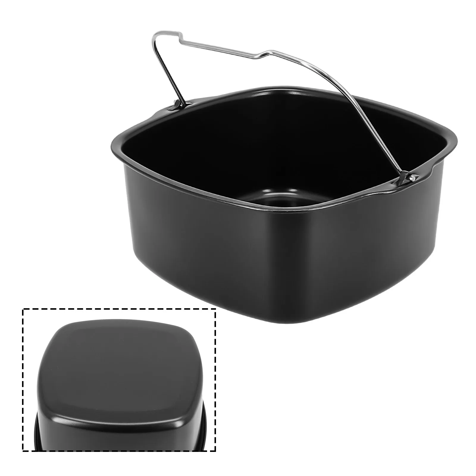 Cestello Per Friggere La Cottura Della Torta Airfryer In Acciaio Inossidabile Per Philips Hd9925 Hd9232 Hd9233 Hd9220 Hd9627 Hd9621 Antiaderente