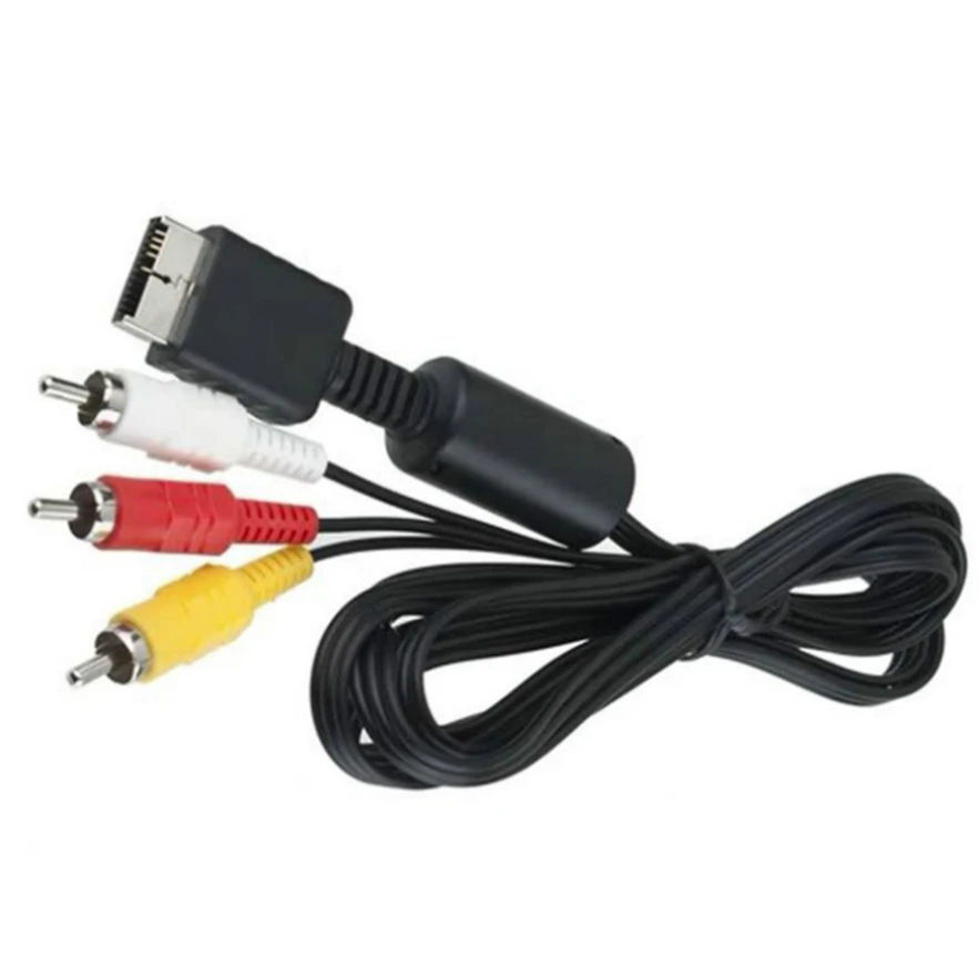Cavo Av Audio Video Da 50 Pezzi Da 1.8M A 3 Cavi Adattatore Tv Rca Per Cavi Console Sony Playstation Ps2 Ps3