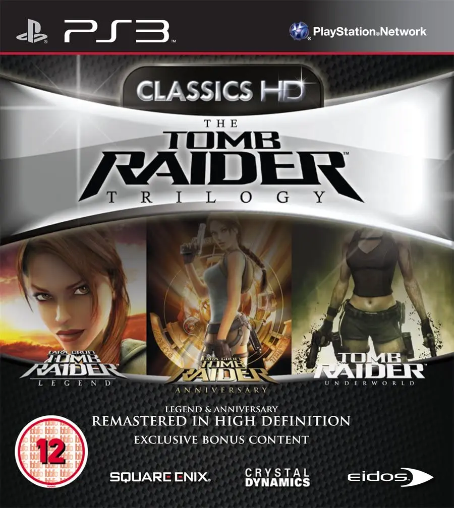 Tomb Raider Trilogy Ps3 Per Playstation 3 Versione Disco Controllo Videogiochi Console Gaming Station Gamepad Comando Gioco Super
