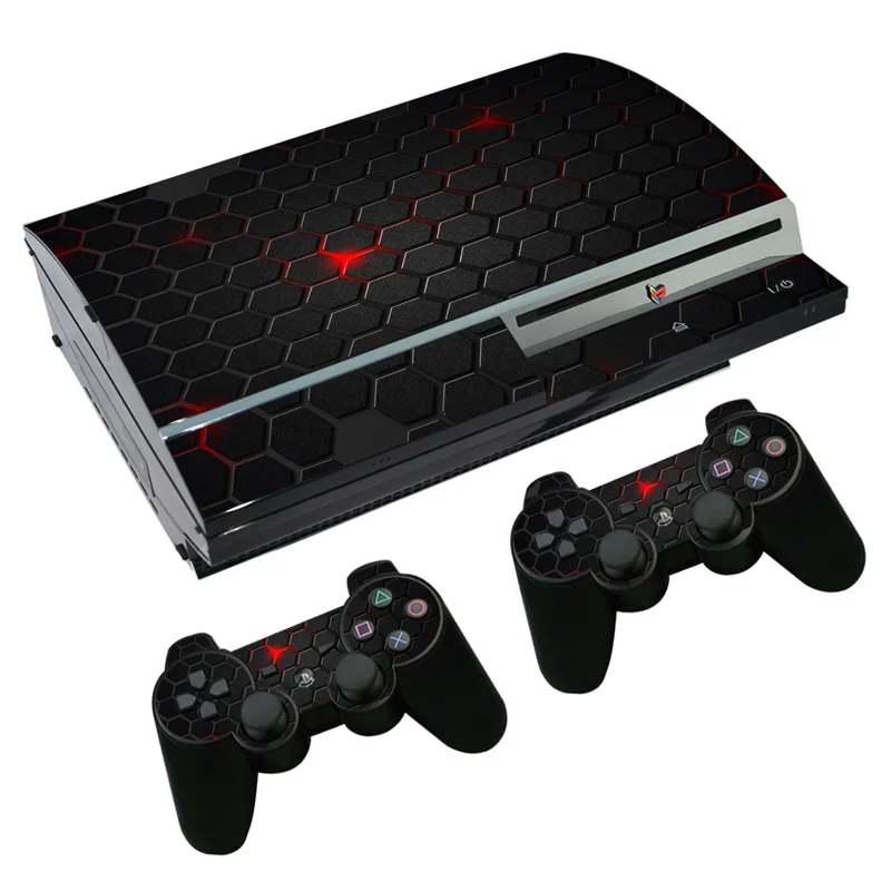 Decalcomania Adesiva Per Ps3 Fat Playstation 3 Console E Controller Per Ps3 Fat Skin Sticker Pellicola Vinilica-Design Personalizzato