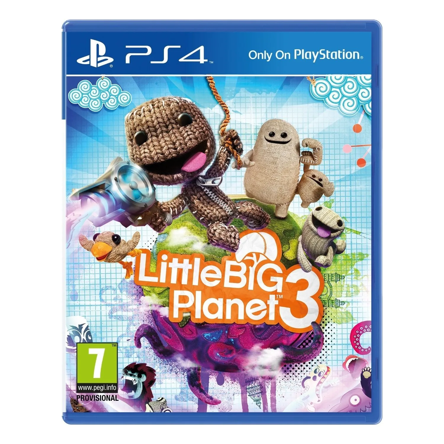 Little Big Planet 3 Ps4 Per Playstation 4 Versione Disco Controllo Videogiochi Console Gaming Station Gamepad Comando Gioco Super
