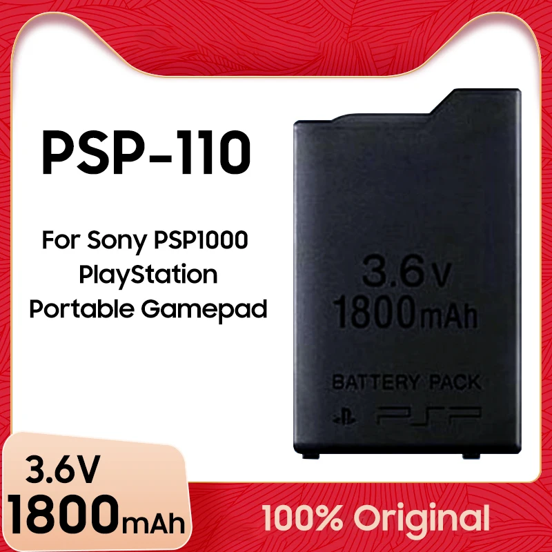 1 Pz Sony Psp-110 1800Mah 3.6V Batteria Ricaricabile Al Litio Per Sony Psp-1001 Psp 1000 Psp1000 Fat Playstation Console Portatile