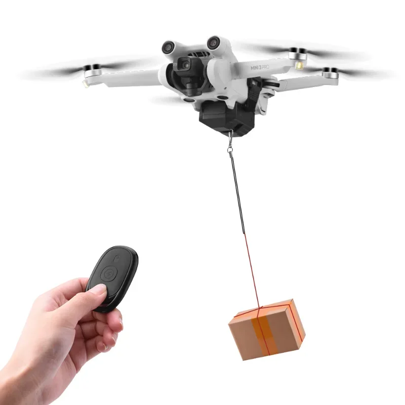 Drone Thrower Delivery System Per Dji Mavic 3/2 Pro Zoom/Air 2/2S/Mini 2/Mini 3 Pro Fishing Bait Wedding Ring Gift Thrower