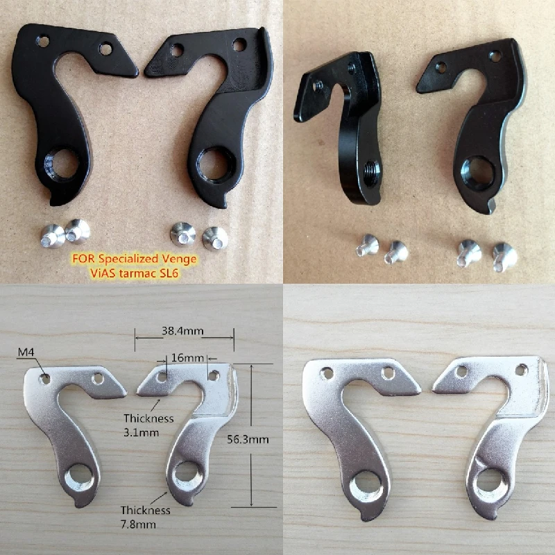 1Pc Parti Di Biciclette Dropout Per Mtb S-Works Specialized Vias Tarmac Sl6 Specialized Pro Bike Frame Posteriore Gear Deragliatore Hanger