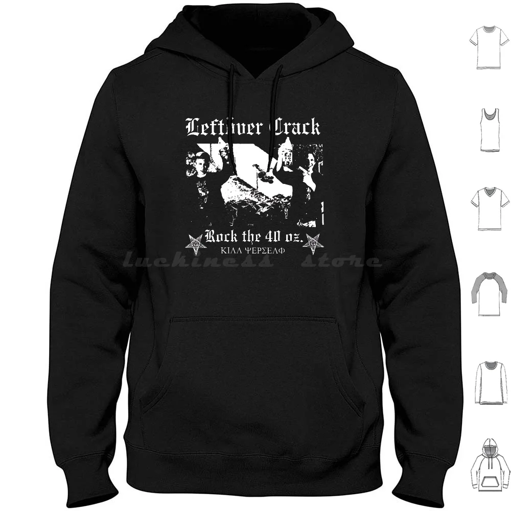 Anda Dududuk Dengan Tenang Felpe Con Cappuccio Manica Lunga Sinistra? Ver Crack Rimanente Crack Band Avanzi Crack Punk Punk Soffocamento