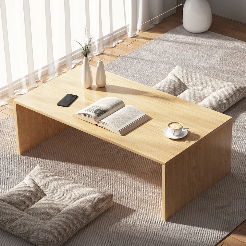 Jendela Teluk Meja Kopi Nordik Kamar Tidur Dududuk Di Lantai Meja Rendah Jendela Jepang Tatami Kecil Kang Meja Furnitur Rumah