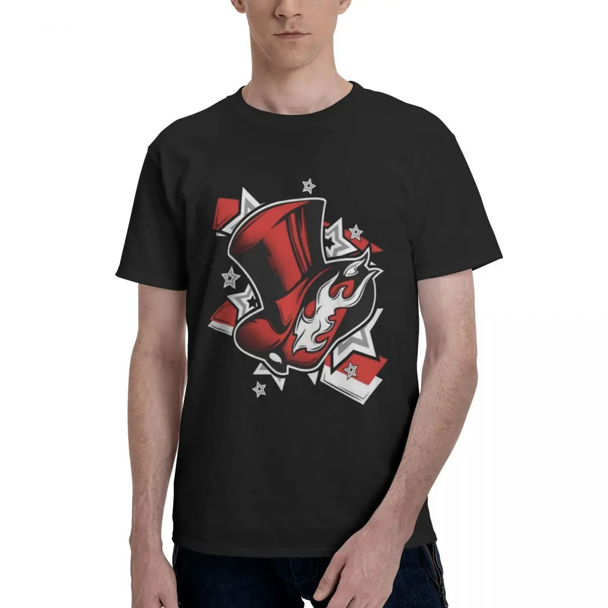 Persona 5 Royal The Phantom Ladders Log Magliette Golden Royal Skull Fox Panther Persona 5 Novità 100 Cotone Tshirt Girocollo