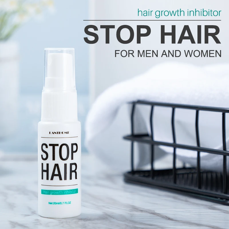 Stop Hair Growth Spray Inibitore Barba Riparazione Ascella Gambe Lisce Depilazione Trattamento Delicato Spray Depilatore Per Uomo