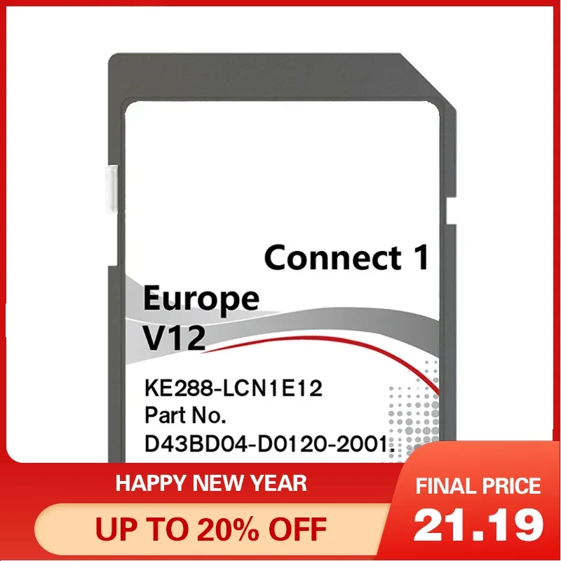 2022 Connect 1 Lcn1 V12 Sd Card Map Europa Uk Sd Card Plug And Play Per Nissan Car