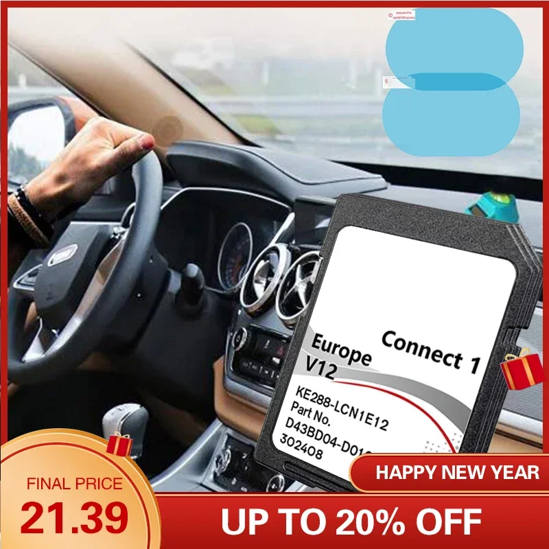 8Gb Connect 1 V12 Europe Map Version Navigation Sd Card Gps Per Nissan Car Leaf