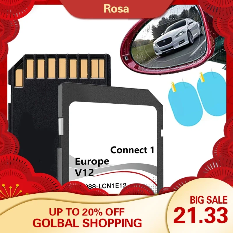Accessori Gps Navigazione Per Schede Sd Mappe Europee Per Nissan Connect 1 V12 Sat Nav Aggiornamento Versione