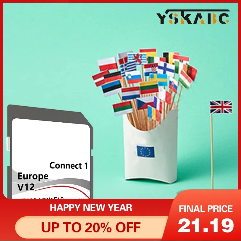 8Gb Per Nissan Note 2006-2013 Car Connect 1 V12 Europe Map Version Navigation Sd Card Gps Card