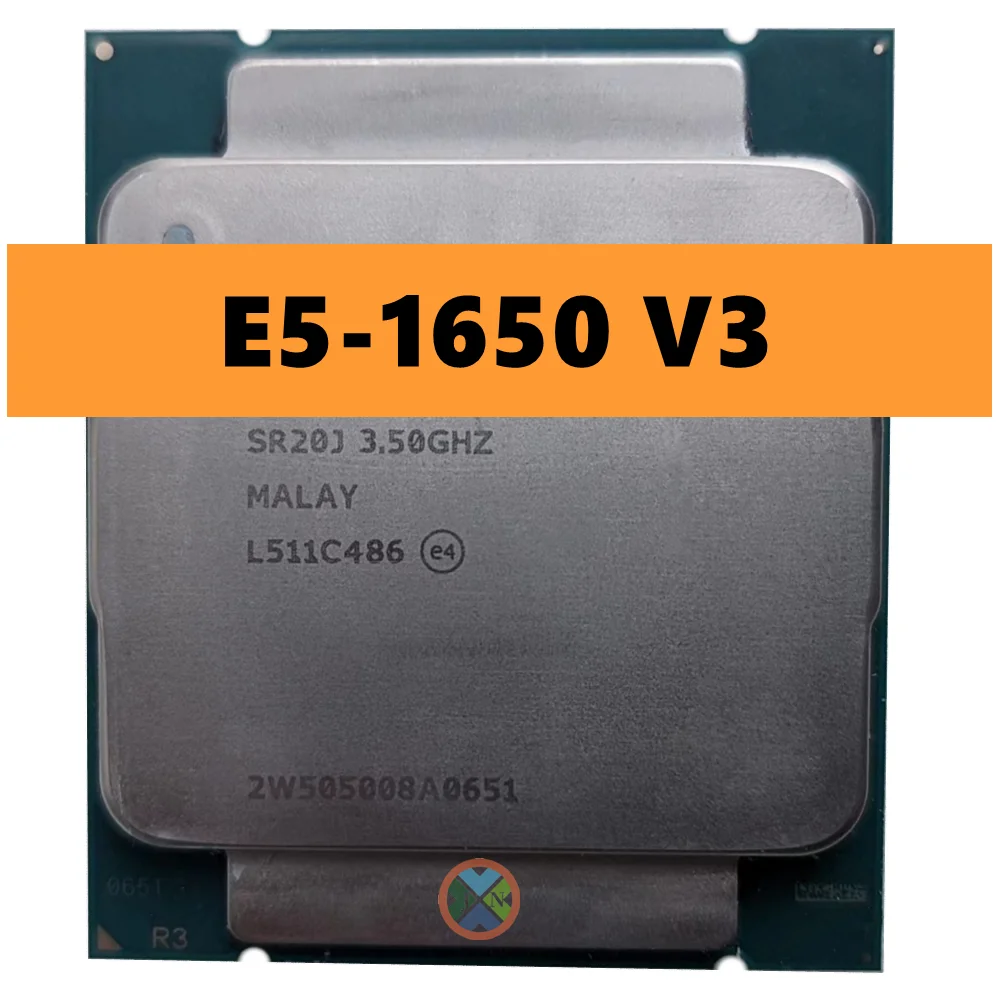 Xeon E5 1650 V3 3.5Ghz 6-Core 15Mb Di Cache Lga2011-3 Cpu E5 1650-V3 Processore E5 1650 V3 Spedizione Gratuita
