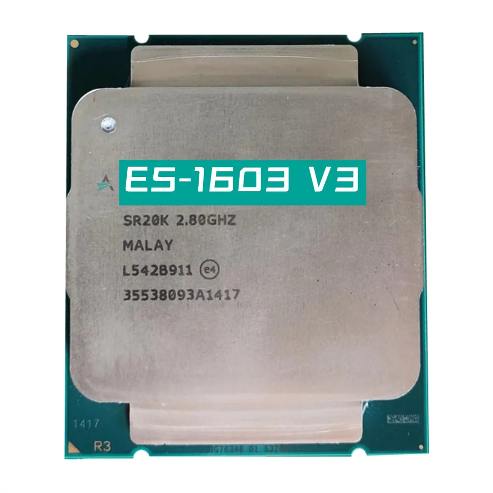 Xeon E5-1603V3 Cpu 2.8Ghz Quad-Core 10Mb 140W E5-1603 V3 E5 1603 V3 Lga2011-3 E5 1603 V3 Processore Spedizione Gratuita