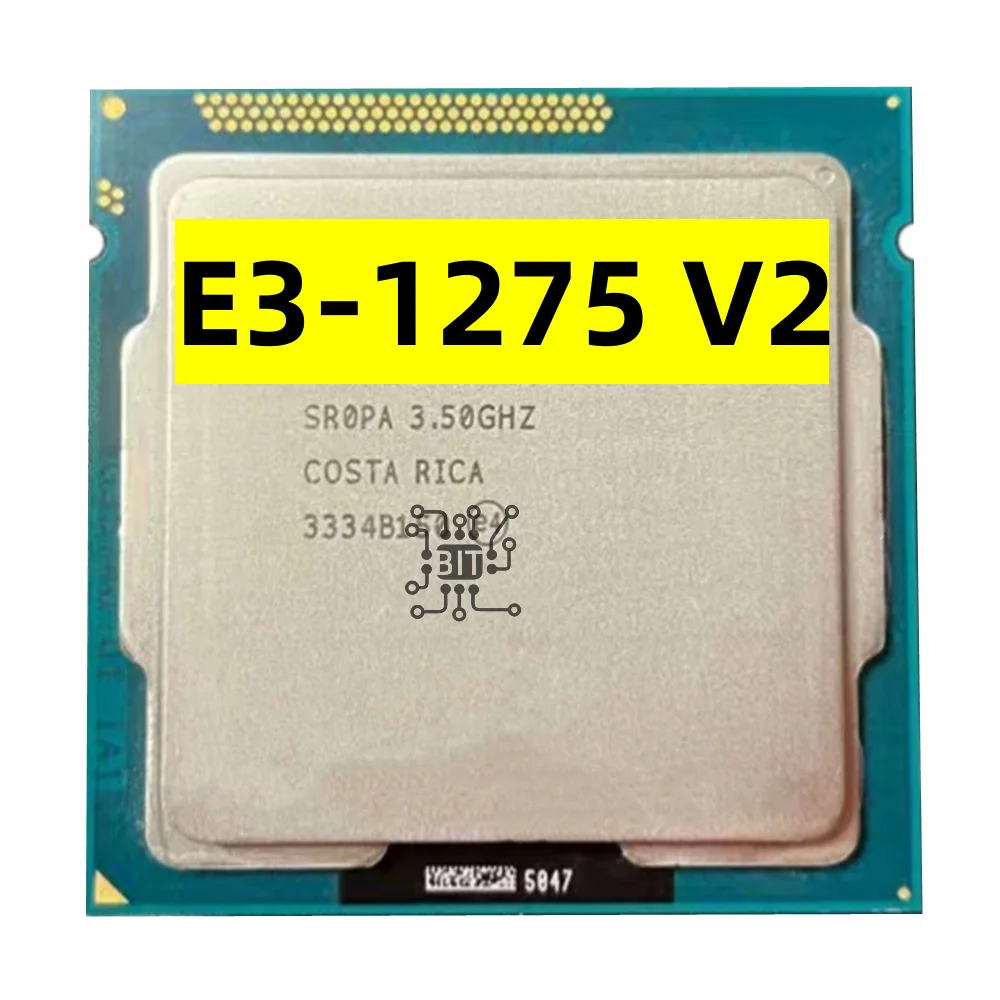 Xeon E3-1275 V2 E3 1275 V2 3.4 Ghz Processore Cpu Quad-Core A Otto Thread 8M 77W Lga 1155