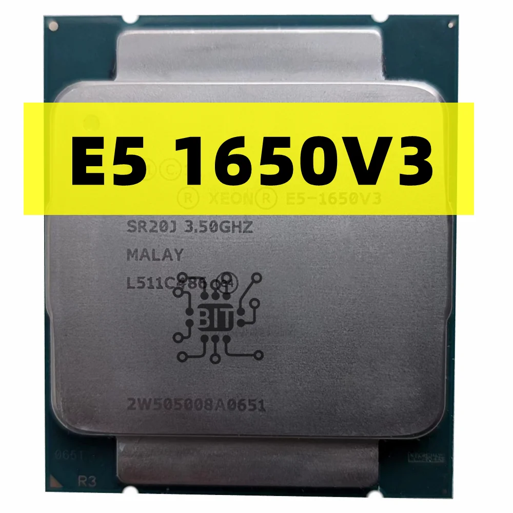 Xeon E5 1650 V3 3.5Ghz 6-Core 15Mb Di Cache Lga2011-3 Cpu E5 1650-V3 Processore E5 1650 V3 Spedizione Gratuita