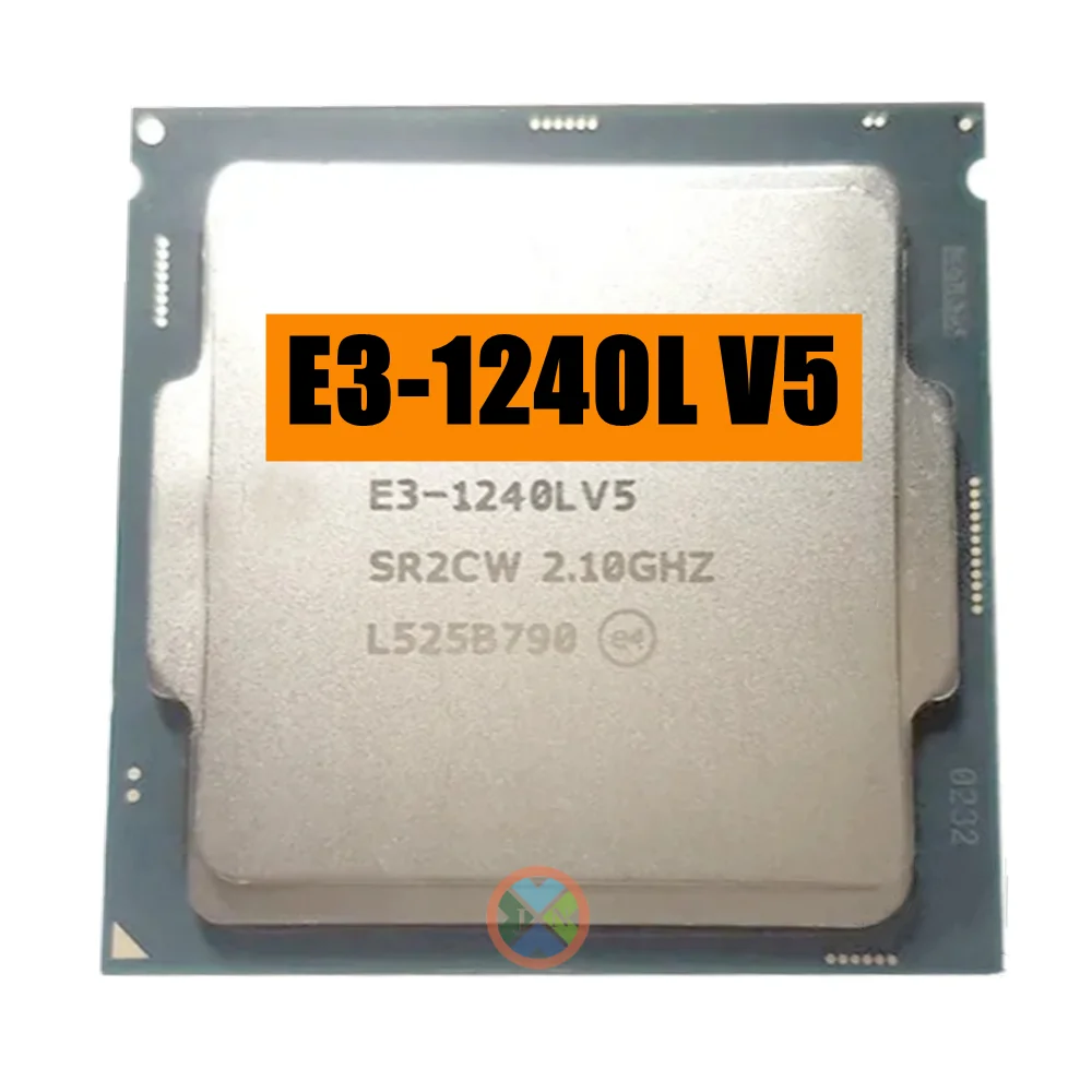 Xeon E3-1240Lv5 Sr2Cw / Sr2Ln E3 1240L V5 Processore Cpu 2.1Ghz 25W Quad-Core E3-1240L V5 1240 Lv5 Lga1151 Spedizione Gratuita
