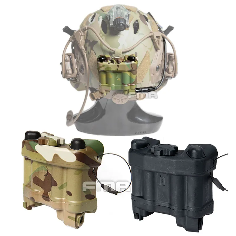 Fma Tactical Dummy Helmet An/Pvs-31 Nvg Battery Case Box Model No Function