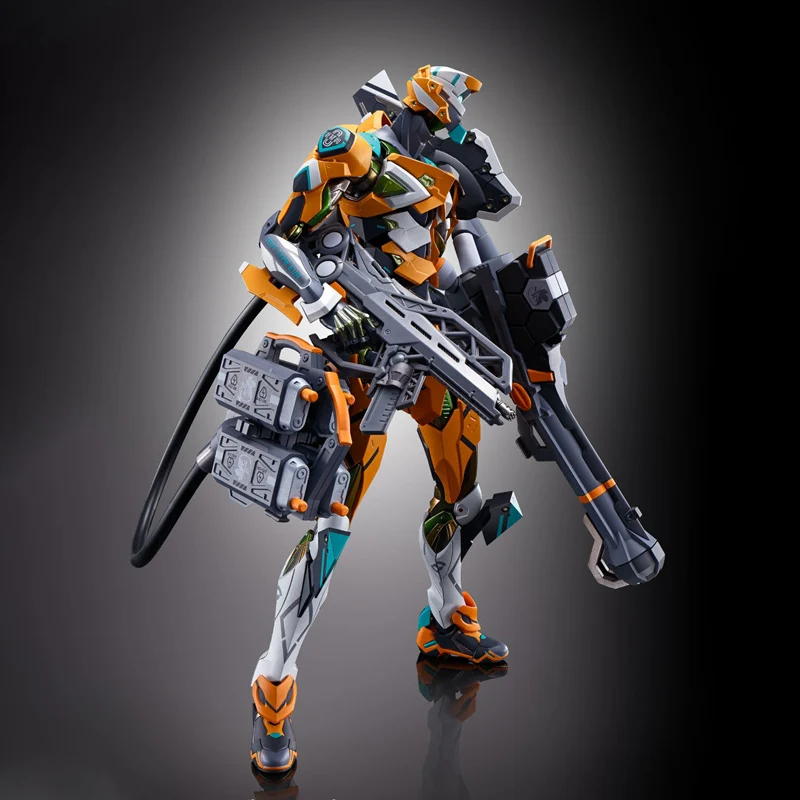 Bandai Gundam Anime Figure Eva Metal Build Eva Zero Machine Anime Action Figure Assembly Modello Giocattoli Da Collezione Modello Ornamenti