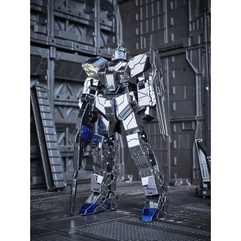 Metal Build Gundam Gundam Unicorn 3D Metal Model Rx-0 Gundam Full Metal Diorama Mech Assembly Model Toys Ornaments Gundam Wing