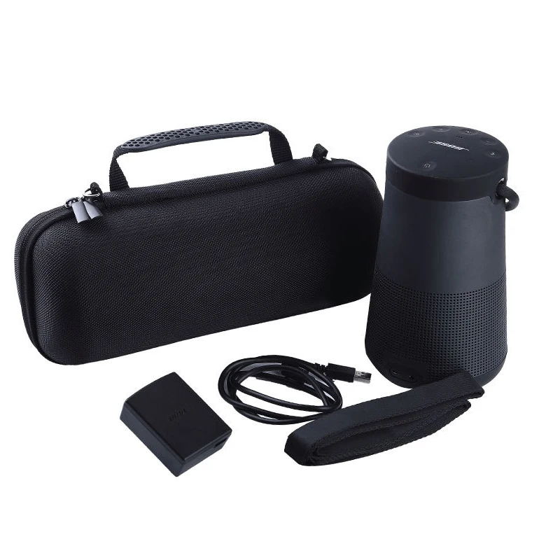 Protezione Speaker Box Cassa Del Sacchetto Della Copertura Per Bose Soundlink Revolve + Plus. Bluetooth Speaker-Lo Spazio Extra Per La Spina Cavi