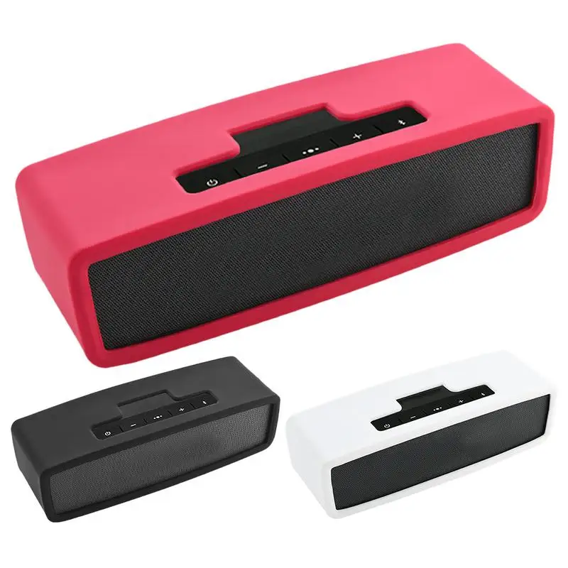 Custodia In Silicone Per Bose Sound Link Mini 1 2 Sound Link I Ii Blue Tooth Speaker Protector Cover Speaker Pouch Bag Accessori