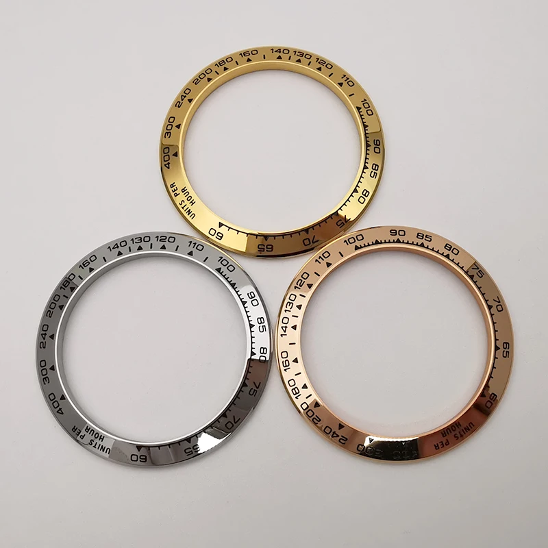 Castone Dell'Orologio Di Colore Dell'Oro Rosa Dell'Oro Giallo Di Qualità Per Daytona 116503 116508 116509, Parti Dell'Orologio Di Mercato Degli Access