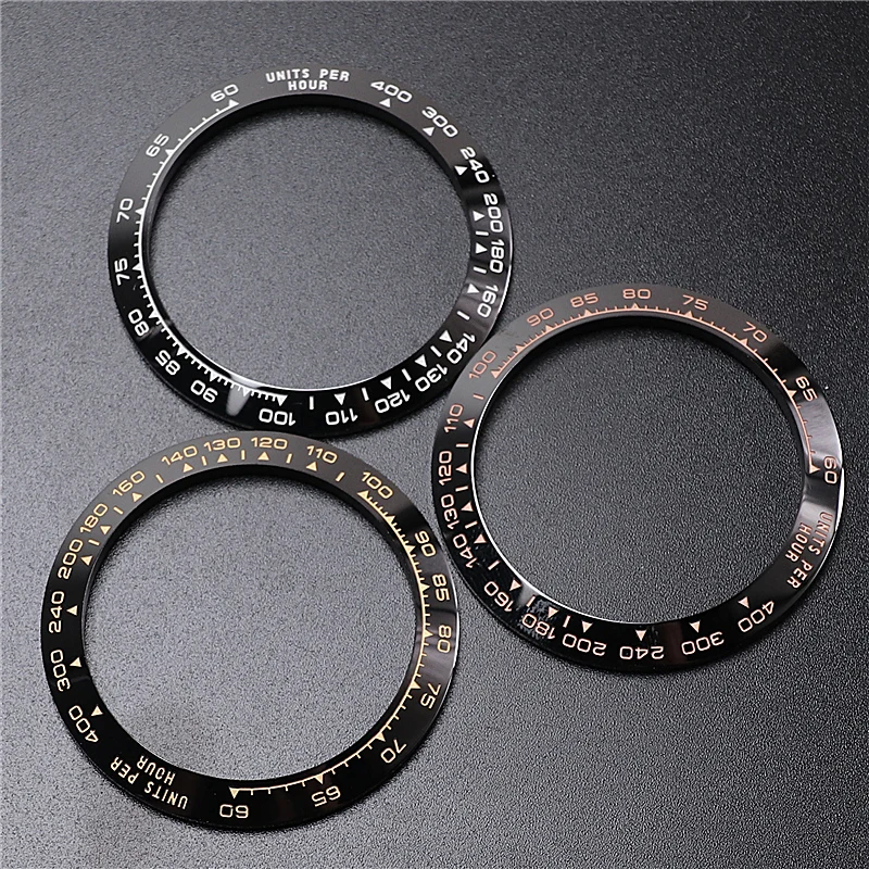 Inserto Per Lunetta Dell'Orologio Con Rivestimento In Oro Ceramico Per Daytona 116500 116518 Anello Dell'Orologio Con Quadrante Da 40Mm Di Lusso Sosti