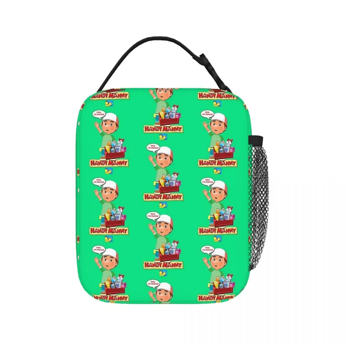 Handy Parabrezza And His Talking Tools Cartoon Insulated Lunch Bag Borse Da Picnic Thermal Cooler Lunch Box Tote Per Donna Bambini
