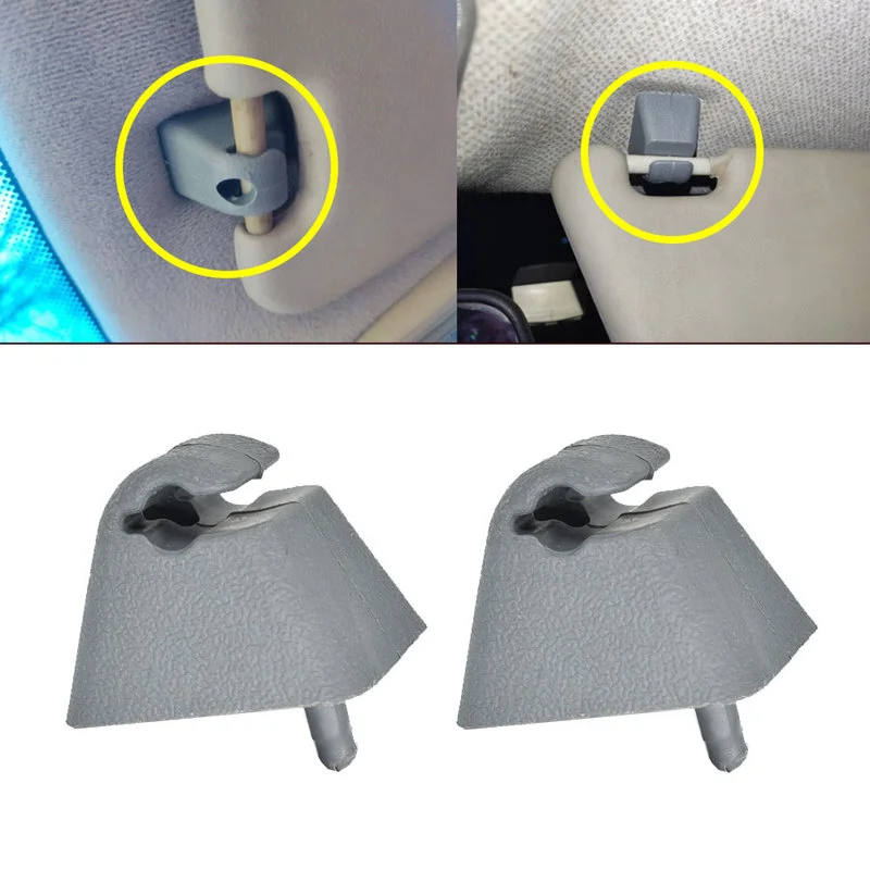 2Pcs Car Interior Sun Shade Holders Clip Per Opel Vauxhall Vectra Vivaro A Astra F Corsa Combo B Carlton Tigra Senator Cavalier