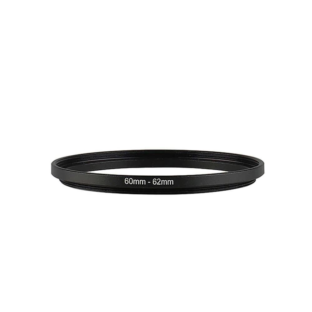 Anello Filtro Step-Up Nero In Alluminio 60Mm-62Mm 60-62Mm Adattatore Per Obiettivo Adattatore Filtro Da 60 A 62 Per Obiettivo Fotocamera Canon Nikon S