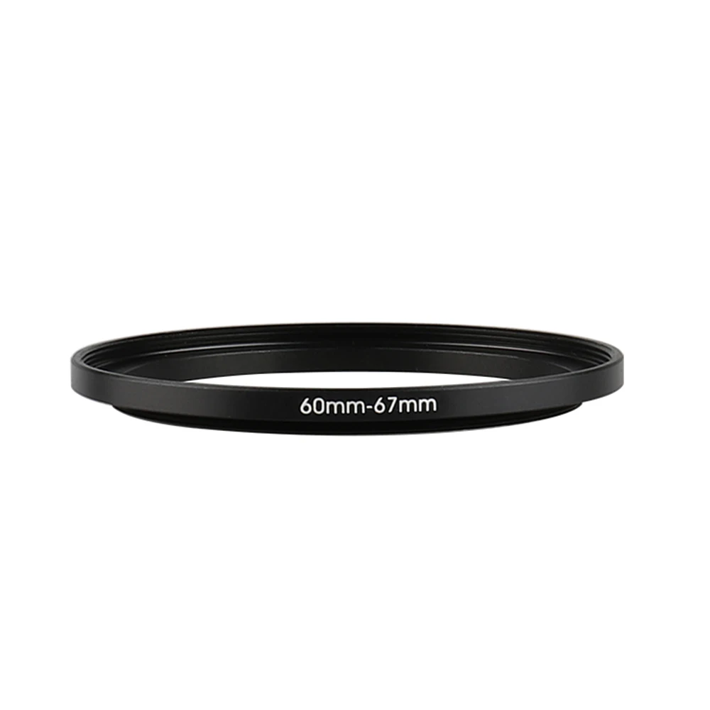 Anello Filtro Step-Up Nero In Alluminio 60Mm-67Mm 60-67Mm Adattatore Per Obiettivo Adattatore Filtro Da 60 A 67 Per Obiettivo Fotocamera Canon Nikon S