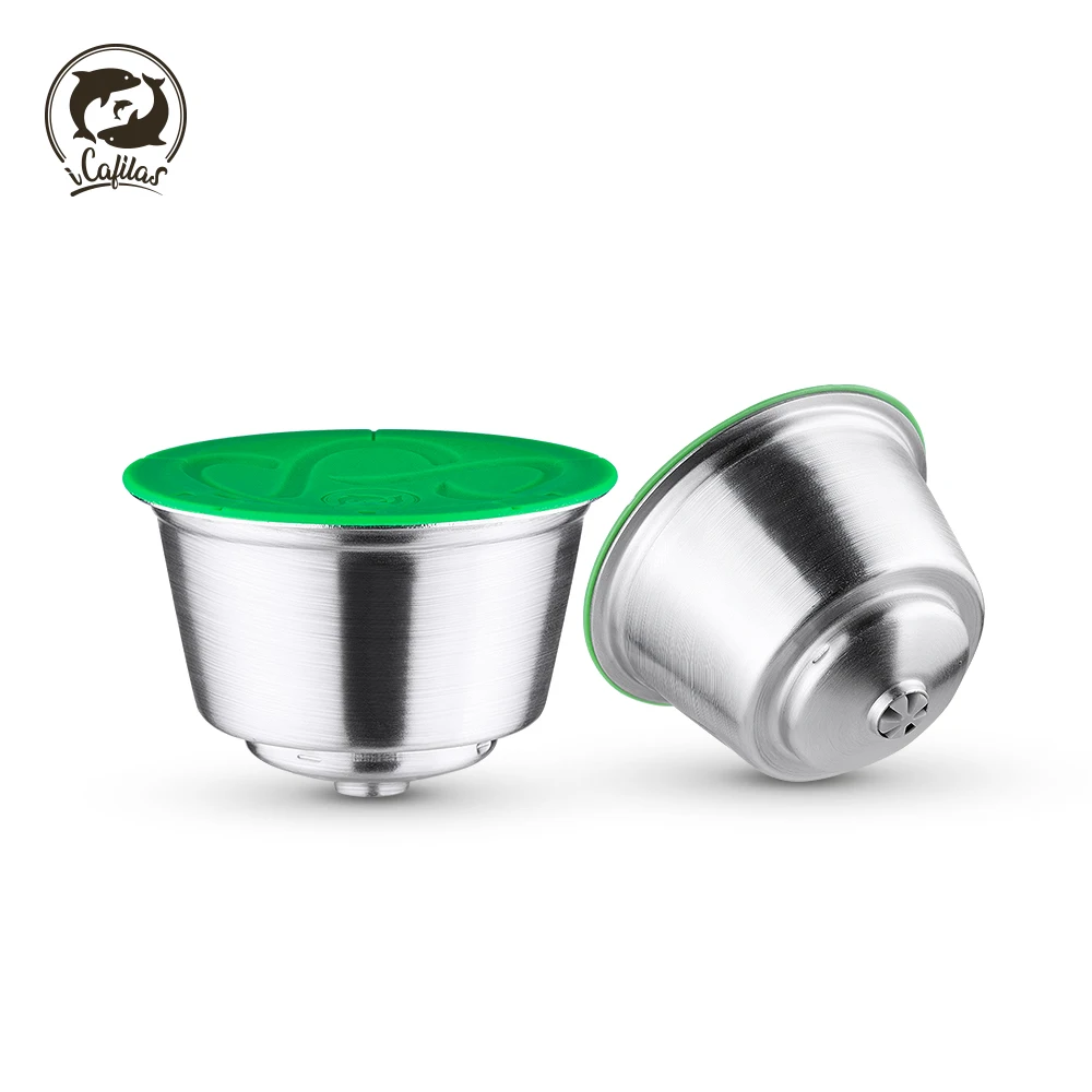 Icafilas Coffee Capsula Per Dolce Gusto Mini Me Capsule Di Caffè Riutilizzabili Piccoli Xs Pods Filtri Crema In Acciaio Inossidabile